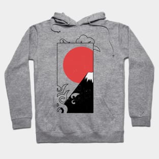 The Clouds Mountain and Moon Hoodie